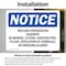 Signmission Wetland Conservation Easement No Mowing, 7 in W x Rectangle, Vinyl Decal OS-2PACK-NS-D-57-L-19039 - alternate 6